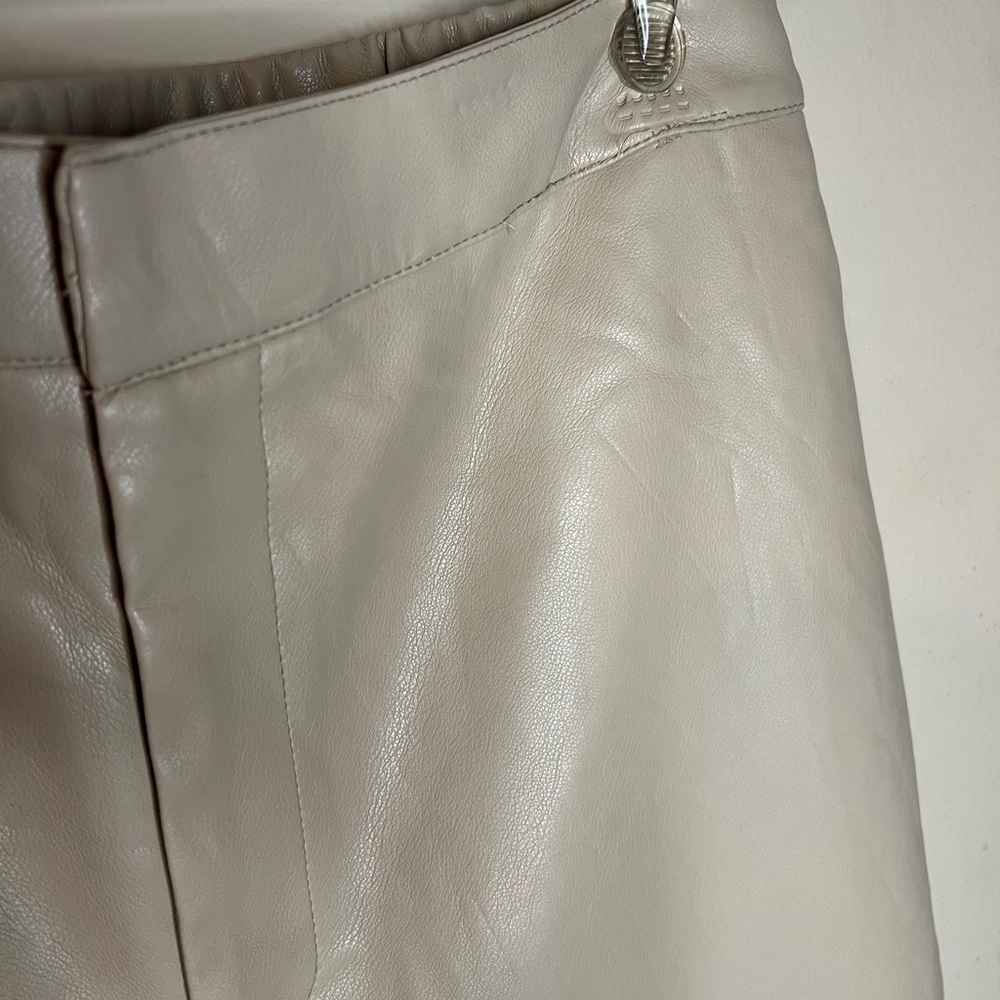 WAYF Faux Leather Pants - Picture 5 of 9
